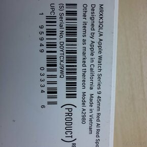 apple watch 9 45mm red all red sport band - 4
