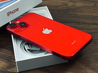  Apple iPhone 14 Red 128 GB, top stav, bat. 98% - 4