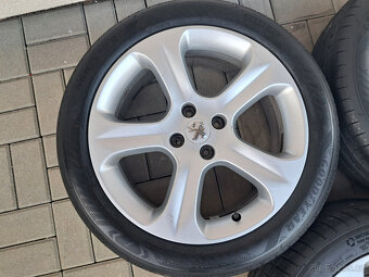 alu kola original Peugeot 18" 4x108 + pneu 235/45/18 - 4