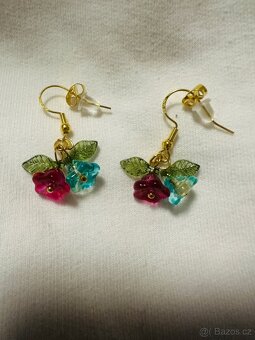 Sada šperků: náhrdelník a náušnice „Kouzelná zahrada - 4