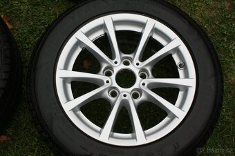 BMW lehce prohnute original kola R16 5x120 zimni pneu - 4