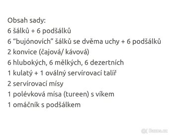 Porcelánová jídelní sada HEINRICH - 4