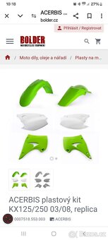 Spojlery KX 250 2003 prsíčka - 4