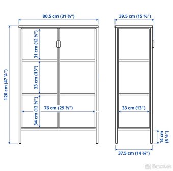Vitrína IKEA RUDSTA - 4
