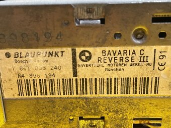 BMW Bavaria C reverse III autorádio s Bluetooth originální - 4