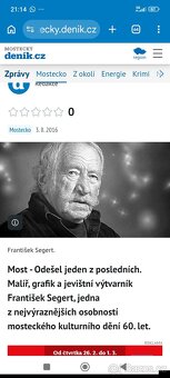 Obraz ,grafika ,F.Segert " Mostecko ' - 4