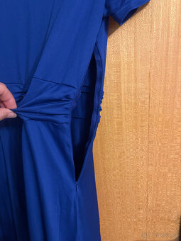 Modré šaty velikost L - 4