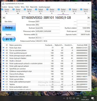 Seagate SkyHawk AI X16 16TB - 3.5, 7200ot, SATA3, surveillan - 4