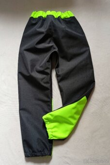 nové LETNÍ neon SOFTSHELLOVÉ KALHOTY, 116 cm, 5-6 let - 4