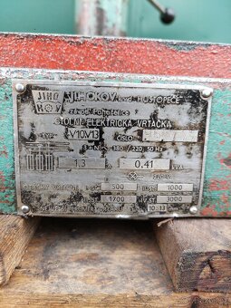 Stolní vrtačka V 10, V13 - 4