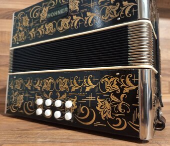 Heligonka (harmonika,akordeon) Hohner jako NOVÁ - 4