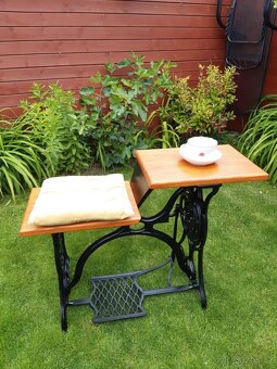 Handmade květinový stolek - 4