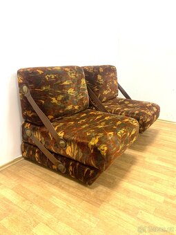 Retro kresla 70. léta rozkládací - 4