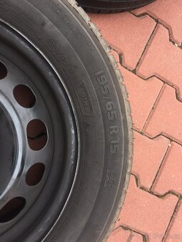 P-308 4x plech + pneu 195/65 R15 Letní - 4