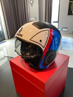 Helma Shark X-Drak Terrence WBR Motorcycle Helmet vel. L a M - 4