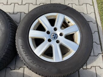 4x al kola 5x130 17 + pneu zimní 235/65 R17 - 4