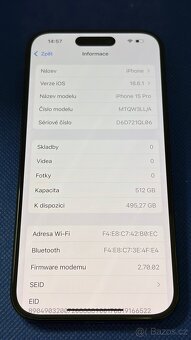 iPhone 15 Pro 512GB Blue Titanium - 4