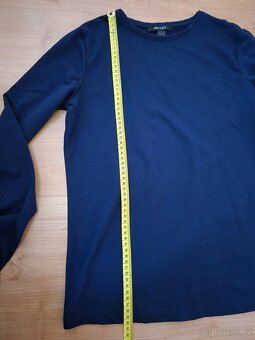Modré tričko s dlouhým rukávem esmara v.XS - 4