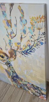 Obrazy Ikea barevný sob, 50x70 cm - 4