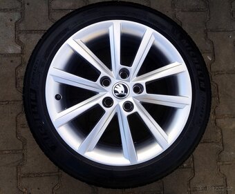 Alu kola originál Škoda Octavia III 5x112 R17 Teron - 4