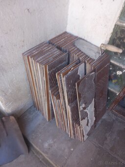Dlažba vnitřní 600x175x8 mm - vzor medovy dub - 4