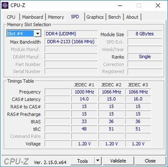 Paměti DDR4 Zeppelin Xtra Gold 2x8 GB 2133 MHz CL15 - 4