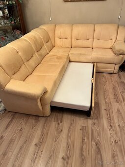 Luxusní a pohodlná rohová sedačka z mikrosemiše - 4