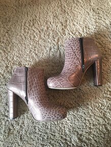 Kožené kotníčkové boty vel. 38/UK5 zn. Hogl - 4