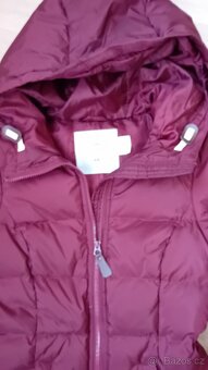 dámská nová péřová bunda s kapucí vel. S zn. H+M - 4