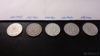 Desetihaléř; r. 1955,1961,1962,1963,1969 - 4