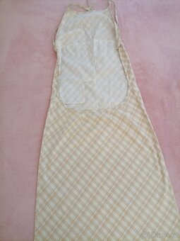 Bavlněné letní šaty s velkým  výstřihem na zádech - 4