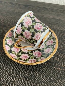 Kávový, porcelánový šálek s podšálkem Leander 1907 - 4