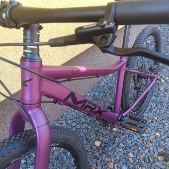 Dětské kolo MRX 27,5" Barbus rám 15" převody SH 1x10 fialo - 4