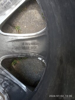 Prodám levně 4 ALU kola BMW s pneu - 4