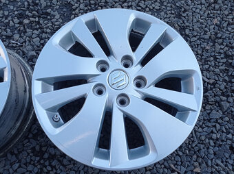5x114,3 Suzuki SX4 6Jx16 ET50 alu disky - 4