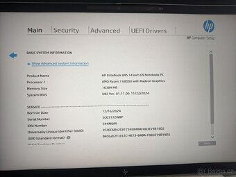 HP Elitebook 845 G9 - 6800U, 16GB, 512GB v záruce - 4