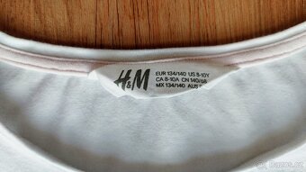 Dívčí tričko H&M vel. 134/140 s převracecími filtryr - 4