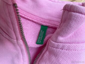 Bavlněná bunda na zip Benetton vel. 104 - 4