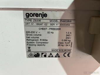 Pultový mrazák Gorenje - 4
