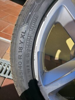 4x Audi ALU Kola + 4x Pneu 245/40/18 - 4
