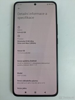 Xiaomi 12T 8/128gb black. Záruka 6 měsíců. - 4