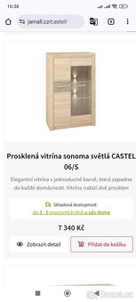 Obývací stěna Sonoma  světlá Castel - 4