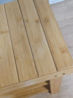 Botník/lavice bambus - 4