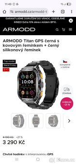 Armodd titan s GPS chytré hodinky - 4
