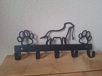 Psí kovový věšák - 4