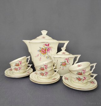 Starožitný porcelánový čajový servis od MZ Art Deco - 4