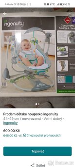 Dětské kolébka Ingenuity - 4