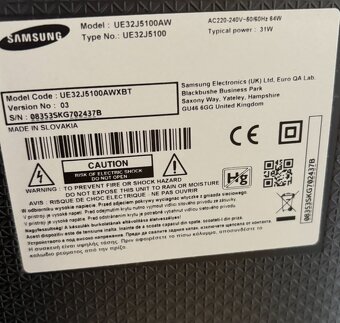 TV/ monitor SAMSUNG - 32" (80 cm úhlopříčka)SLEVA SPECHÁ - 4