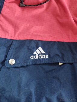 Retro bunda Adidas Originals navy/burgundy, velikost L - 4