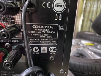 7.1 AV RECEIVER ONKYO TX-SR606 HDMI + UNIV.DÁLK. OVLÁDÁ - 4